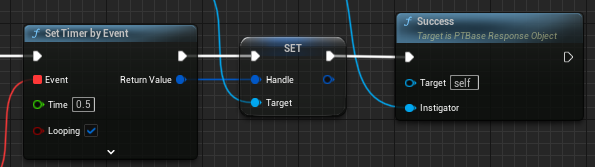 A screenshot showing the timer setting and success report